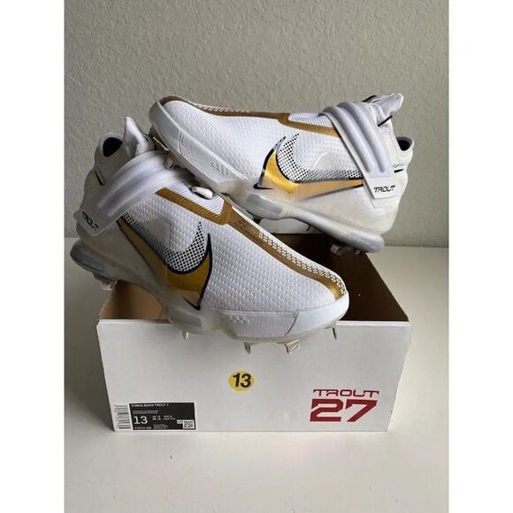 Nike Air Force Zoom Mike Trout 7 Baseball Cleats CI3134-106 Men’s Size 13 - Picture 1 of 13
